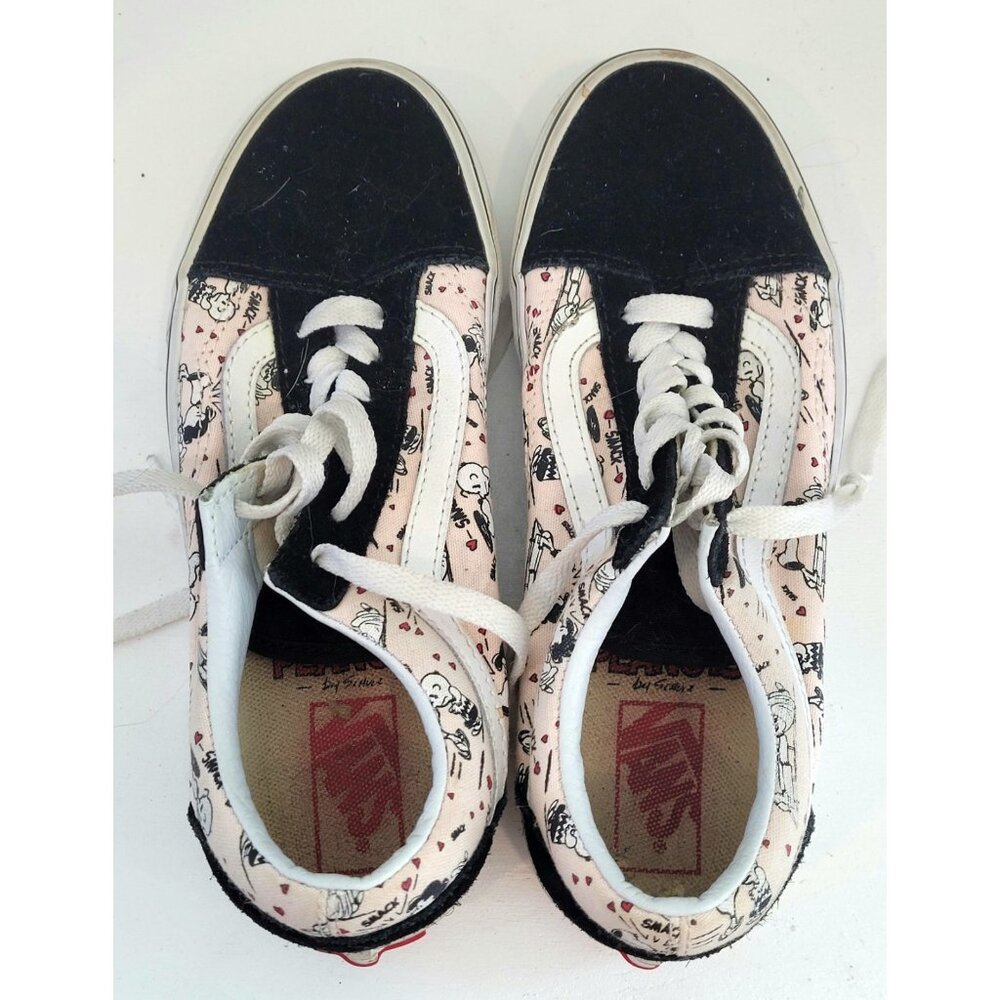 Vans Old Skool X PEANUTS *SMACK*+ Women's Sz 6.5 Shoes Valentine's Love